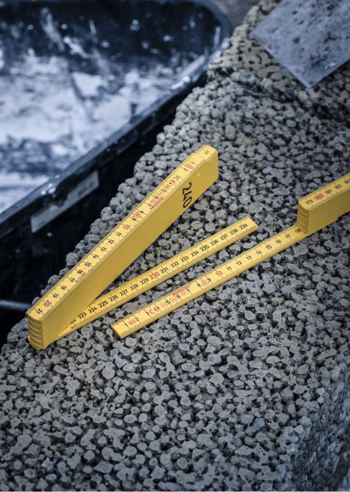 Måttstock (Meterstock) av plast Hultafors – bild 3