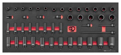 Krafthylssats TELISK50 Teng Tools 50 delar