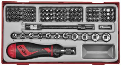 84 delars Bitsskruvmejselsats Teng Tools TTMDR84