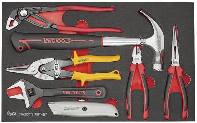 7 delars Verktygssats Teng Tools TEFMB7