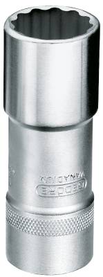 Hylsa. Med 1/2" fyrkantsfäste. Gedore D 19 L AF