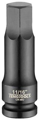 Kraftinsexhylsa - 1/2″fyrkantsfäste. Teng Tools 921606 / 921624