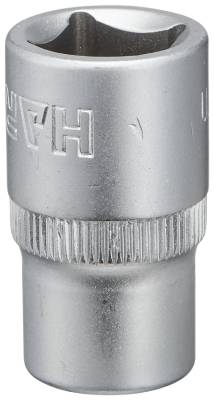 Hylsa. Med 1/2'' fyrkant Harden
