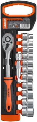 13 delars Hylsnyckelsats 1/4'' Harden