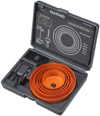 Hålsågsats 8 delar Harden