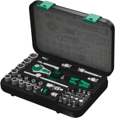 Spärrhandtagssats Zyklop SA2 Speed Wera