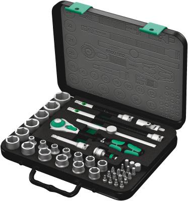 Spärrhandtagssats Zyklop 3/8 metrisk Speed Wera