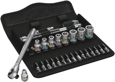 Hylsnyckelsats SA7 Metal Combo metrisk Wera