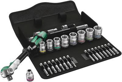 Hylsnyckelsats SB6 Speed Combo metrisk Wera