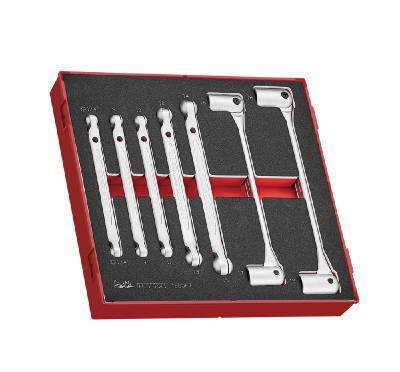 7 delars Ledhylsnyckelsats Teng Tools TEDDF7
