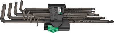 TX-nycklar i sats 967/9 XL1 Black Wera