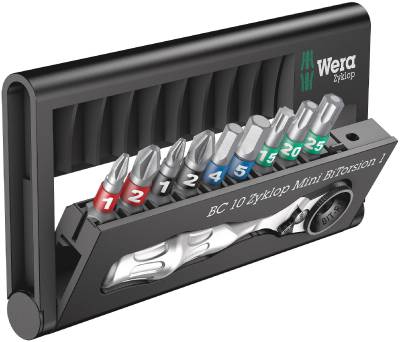 Bitssats Bit-Check 10 Wera Zyklop Mini Bitorsion 1