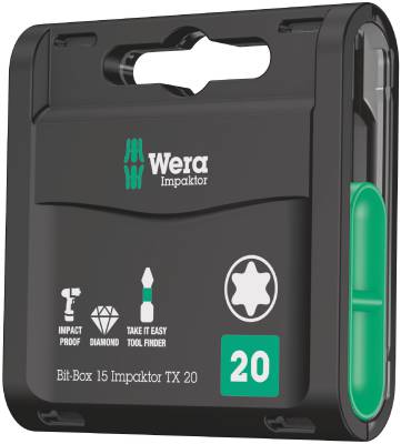 Bitssats Bit-Box 15 Wera Impaktor TX20