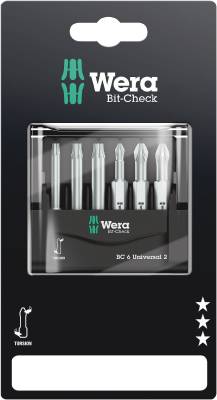 Bitssats Wera Bit-Check 6 Uni 2