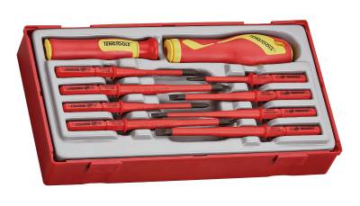 Skruvmejselsats för 1000 V. Teng Tools TTV710N
