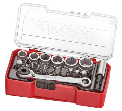 Hylsnyckelsats med 1/4'' fyrkantsfäste Teng Tools TJ1419