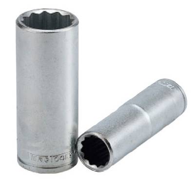 Hylsa. Med 3/8" fyrkantsfäste. Teng Tools M38021212-C / M38022412-C
