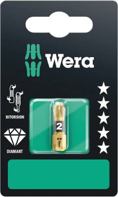 Bits för Pozidriv kryss-spår Wera 855/1 BDC – bild 2