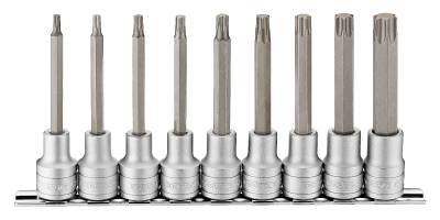 RIBE bitshylssats. Fyrkantsfäste ''1/2. Teng Tools M1209