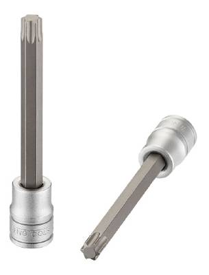 Lång TX-hylsa. Fyrkantsfäste 3/8”. Teng Tools M382210T-C/M382250T-C