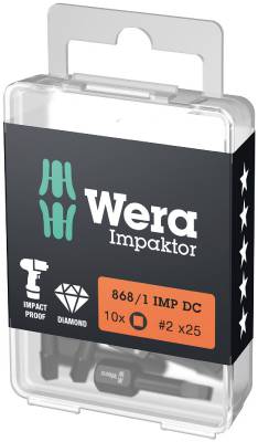 Bitspaket 868/1 IMP DC  4-kant Wera – bild 1