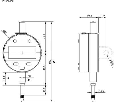 Digital mätklocka DDA Limit – bild 3