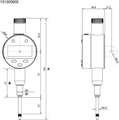 Digital mätklocka DDA Limit – bild 2