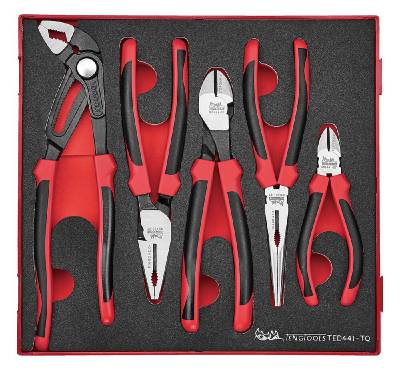 6-delars tångsats. TengTools TED441-TQ