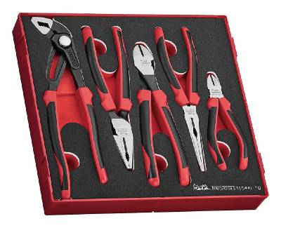 6-delars tångsats. TengTools TED441-TQ – bild 2