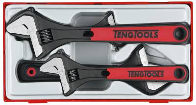 4 delars Skiftnyckelsats Teng Tools TTADJ04