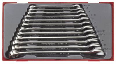 12 delars U-ringnycklar i sats Teng Tools TT1236