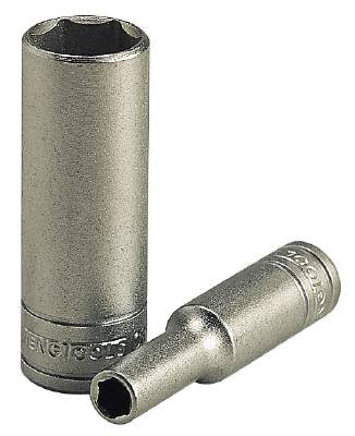 Hylsa. Med 1/4" fyrkantsfäste. Teng Tools M140206-C / M140216-C – bild 1