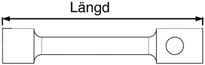 3/8'' lång hylsa med T-handtag. Teng Tools TBSKT07 / TBSKT19 – bild 2