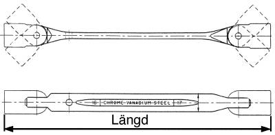 Ledhylsnyckel Teng Tools 650809 / 651819 – bild 2