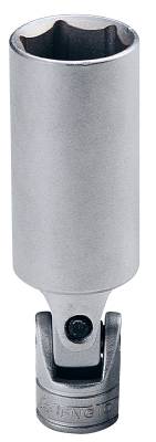 Tändstiftshylsa. Med 3/8" fyrkantsfäste. Teng Tools M380040-C / M380047-C – bild 2