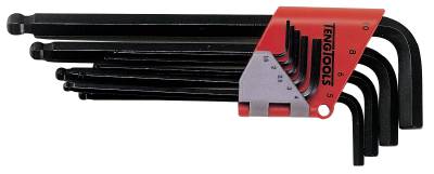 Sexkantnycklar i sats Teng Tools 1479MM / 1479AF