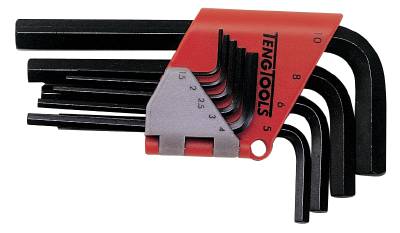 Sexkantnycklar i sats Teng Tools 1479MMR