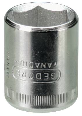 Hylsa. Med 1/4" fyrkantsfäste. Gedore  20 AF