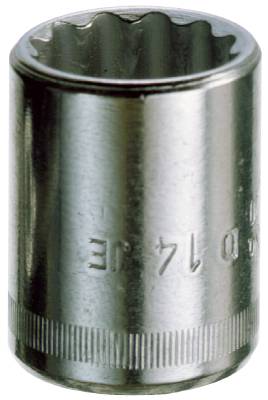 Hylsa. Med 1/4" fyrkantsfäste. Gedore D 20