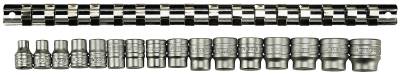 Hylssats. Med 3/8" fyrkantsfäste. Teng Tools M3816
