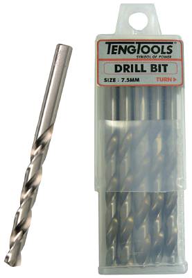 Spiralborr, kort Teng Tools DBX