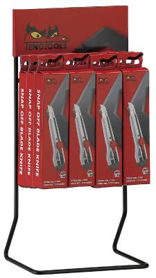 Brytbladsknivar i display Teng Tools DIS-710G