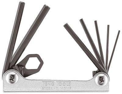 Sexkantnycklar i sats. Tum. Teng Tools 1471AF - 1471AFA