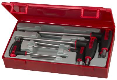 7 st Sexkantnycklar i sats Teng Tools TTHEX7 / TTHEX7AF
