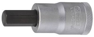Insexhylsa. Med 1/2" fyrkantsfäste. Gedore IN 19