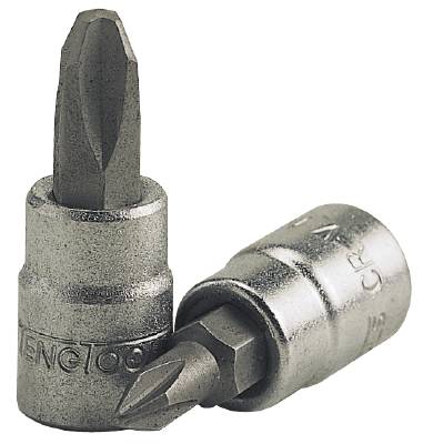 Skruvmejselhylsa med 1/4" fyrkantsfäste. Teng Tools M141300-C / M141303-C