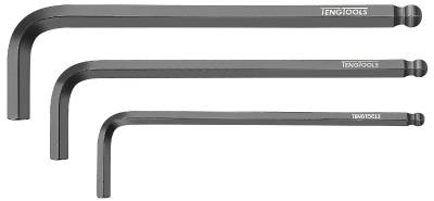 Sexkantnyckel med klotformat huvud. Teng Tools 3905015BL-390510BL