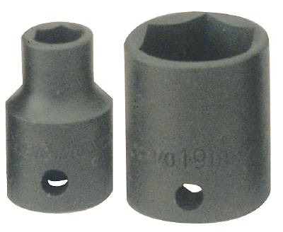 Krafthylsa. Med 3/8" fyrkantsfäste. Teng Tools 980508-C / 980519-C