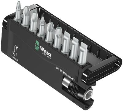 Bitskassett - bitshållare med snabbväxelchuck Wera 8100-9/TZ / 8167-9/TZ Torx