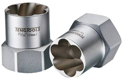Sexkantutdragare med 3/8'' fyrkantsfäste. Teng Tools ST38306 / ST38122